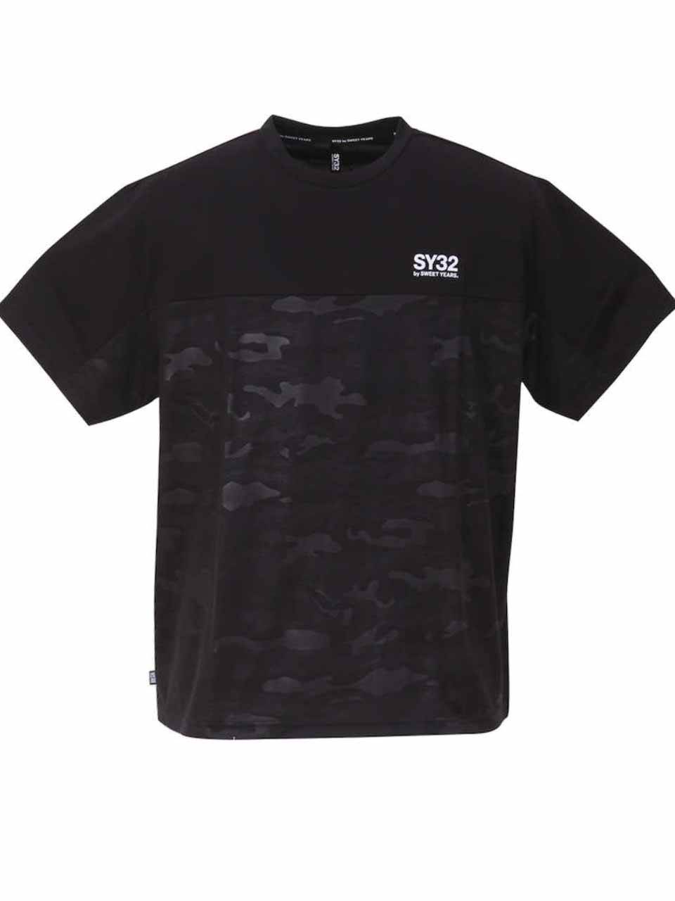 ロゴTシャツ 大きいサイズ メンズ SY32 プリントtシャツ カモフラ 迷彩