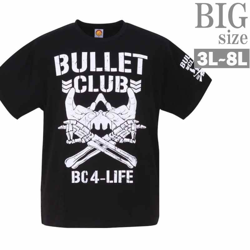 Tシャツ 大きいサイズ メンズ 新日本プロレス BULLET CLUB 22 プリント
