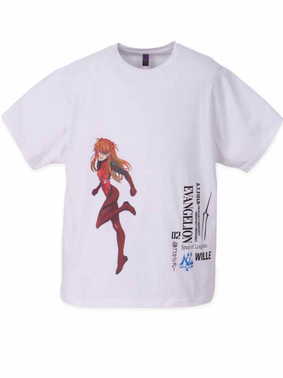 プリントTシャツ エヴァンゲリオン 大きいサイズ メンズ アヤナミレイ