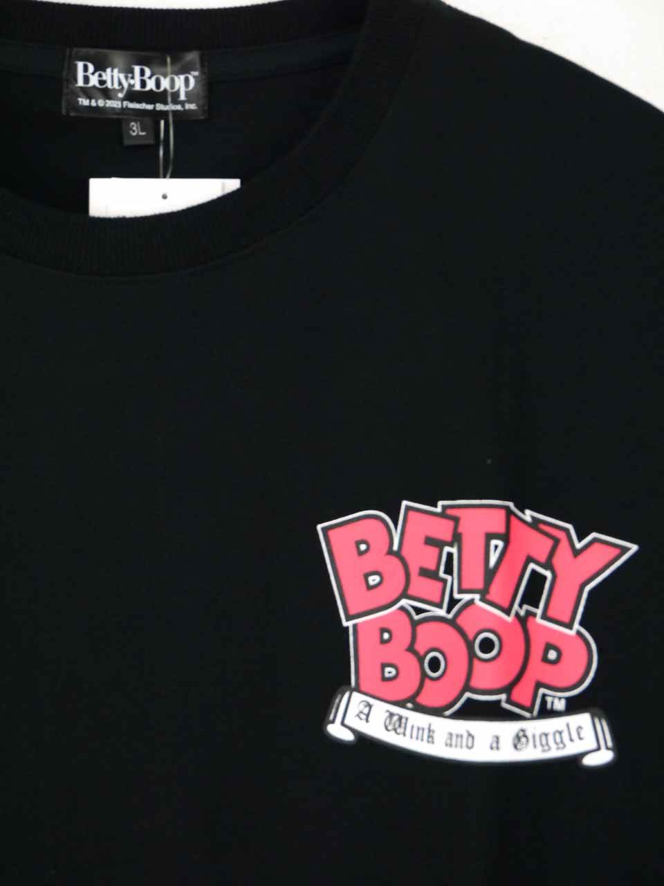 長袖Tシャツ BETTY BOOP 大きいサイズ メンズ プリントT 可愛い