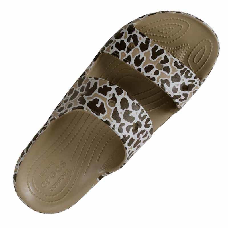 アニマルプリント サンダル 大きいサイズ メンズ クロックス CROCS 豹