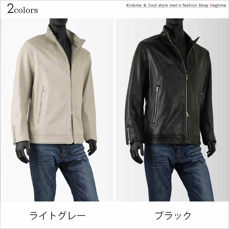 レザージャケット 大きいサイズ メンズ 羊革 シープレザー TETE HOMME