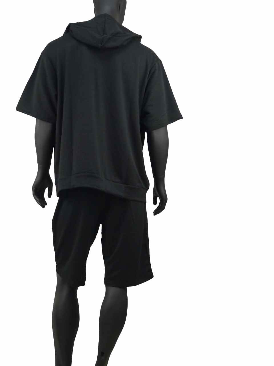 セットアップ 半袖 ハーフパンツ ジッパーデザイン 2色 t755 Chick tシャツ ハーフジップ半袖セットアップ レディース