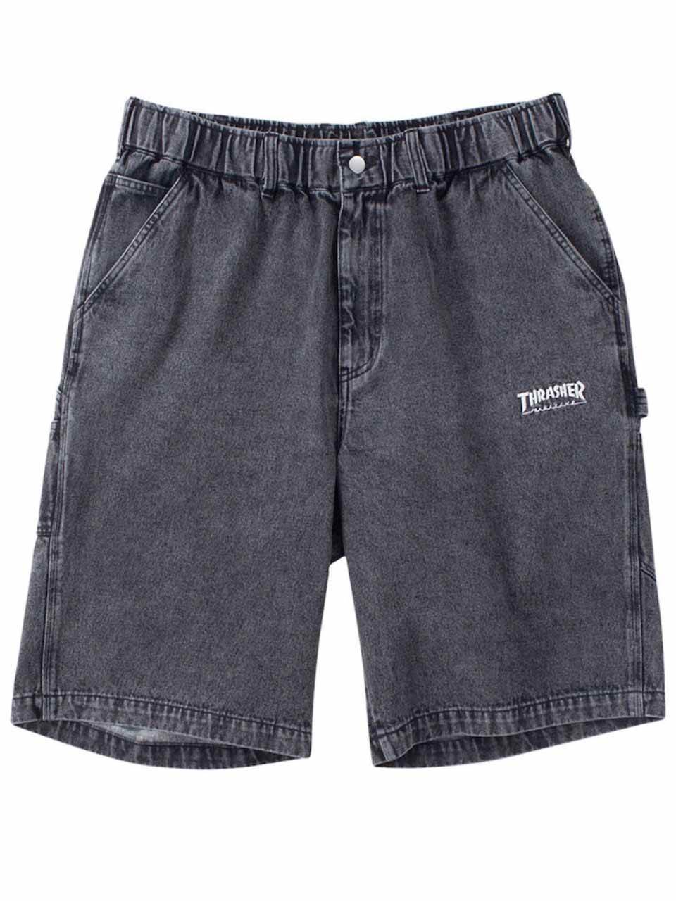 ハーフパンツ 大きいサイズ メンズ デニム ペインターパンツ THRASHER