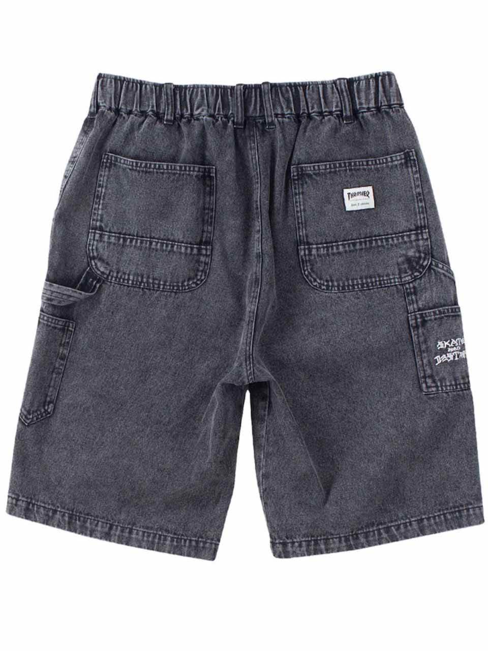 パープルページ デニムパンツ 30 ハーフパンツ 大きいサイズ メンズ デニム ペインターパンツ