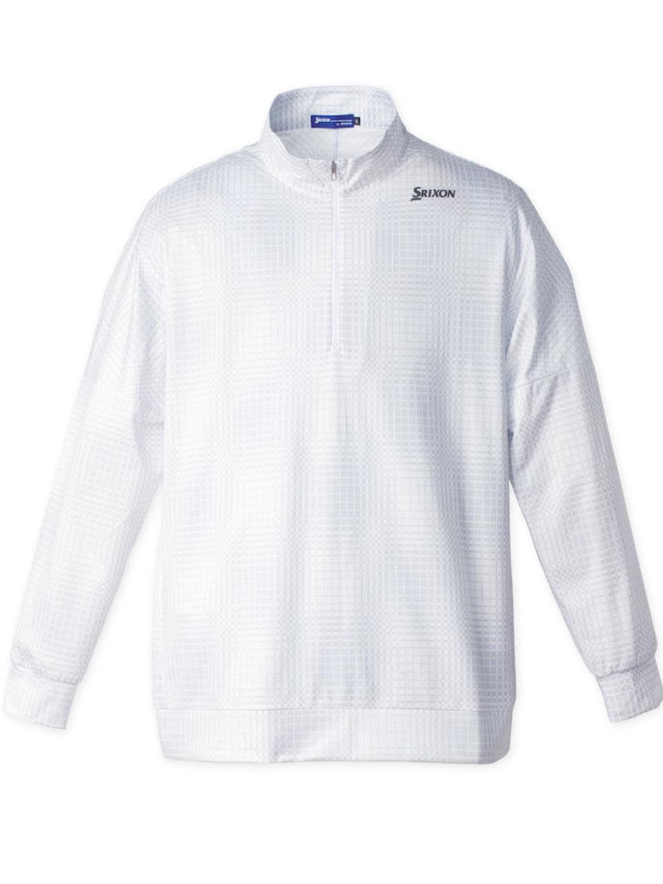 ゴルフウェア SRIXON 大きいサイズ メンズ ハーフジップ 長袖 グラフ
