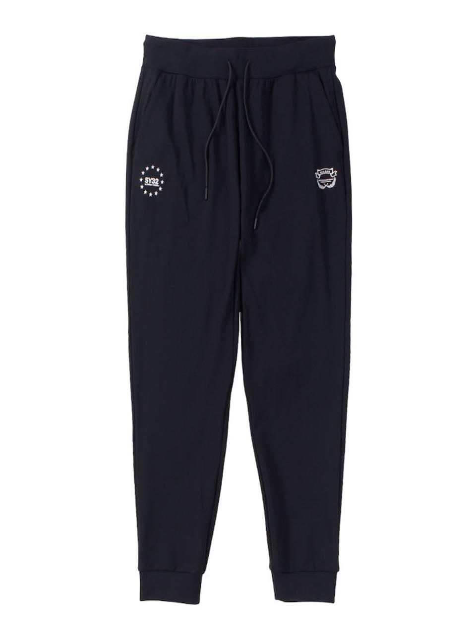 スウェットパンツ 大きいサイズ メンズ SY32 ロゴプリント ストレッチ