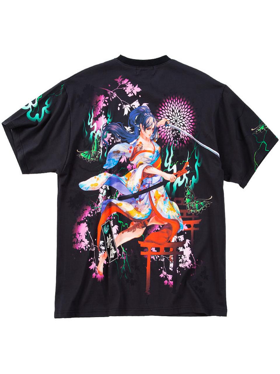 【新品未使用】Chu×Chu! 絢爛時空の歌姫祭 フルカラーTシャツ プリモ Tシャツ 絡繰魂 抜刀娘 大きいサイズ メンズ 妃那妖炎 半袖T クルー