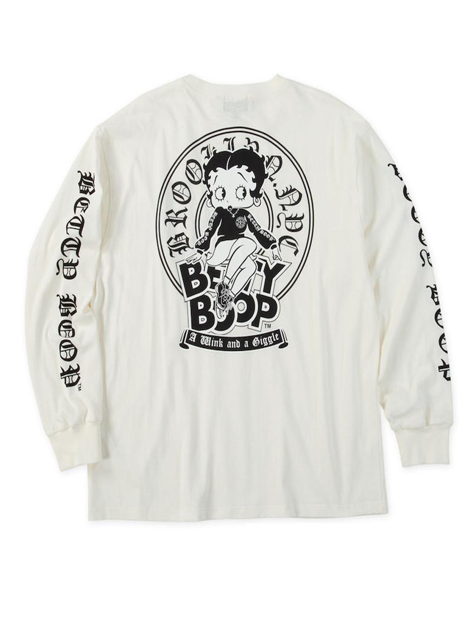 長袖Tシャツ BETTY BOOP ベティブープ 大きいサイズ メンズ ロンT