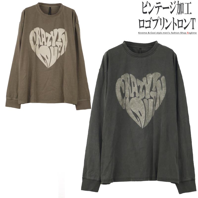 国内配送★XLARGE★ピグメント加工 ロゴ 長袖T 残りわずか 3色 ラグスタイル LUXSTYLE ピグメント加工フェイクレイヤードロンT