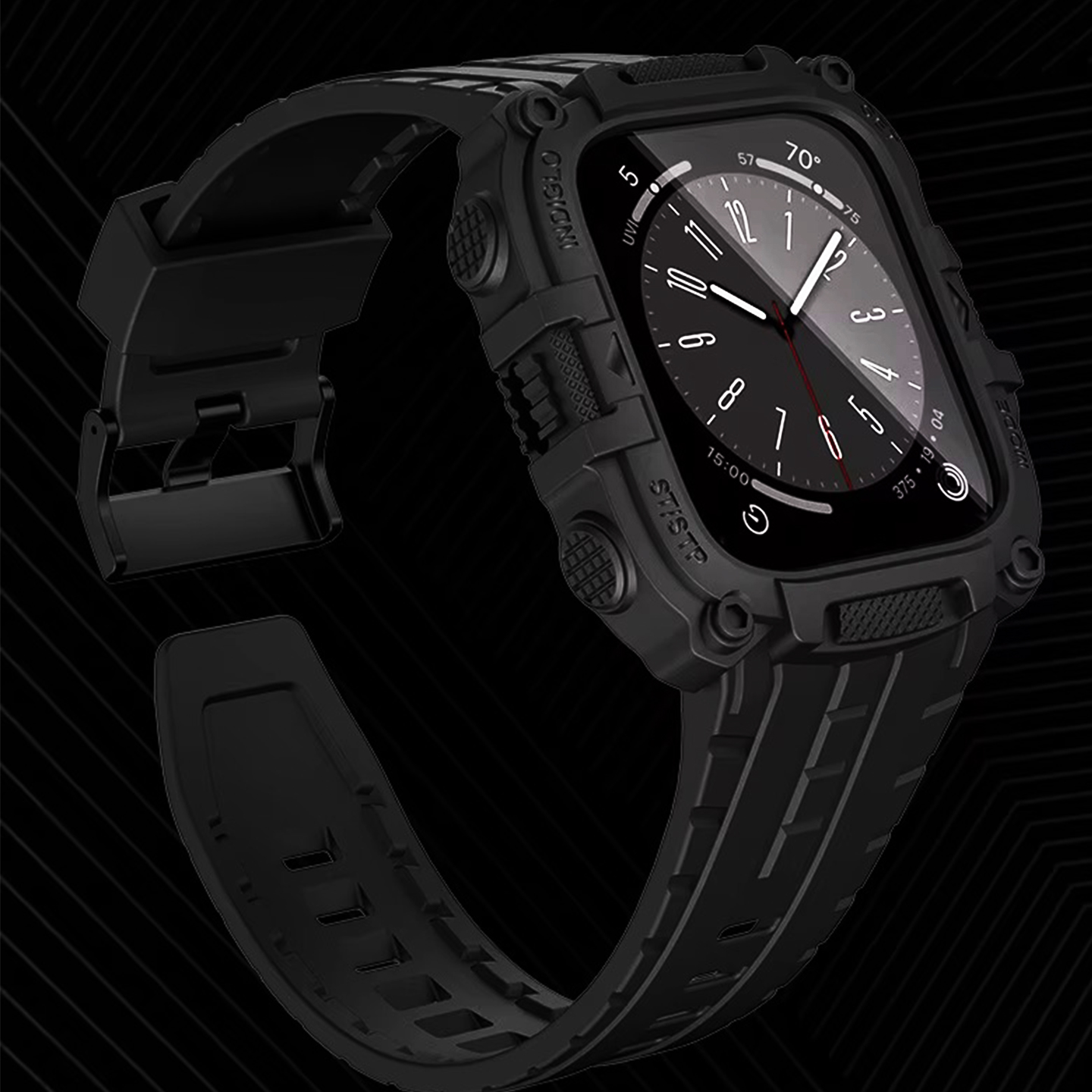 アップルウォッチ カバー Apple Watch ケース 44mm 45mm 一体型