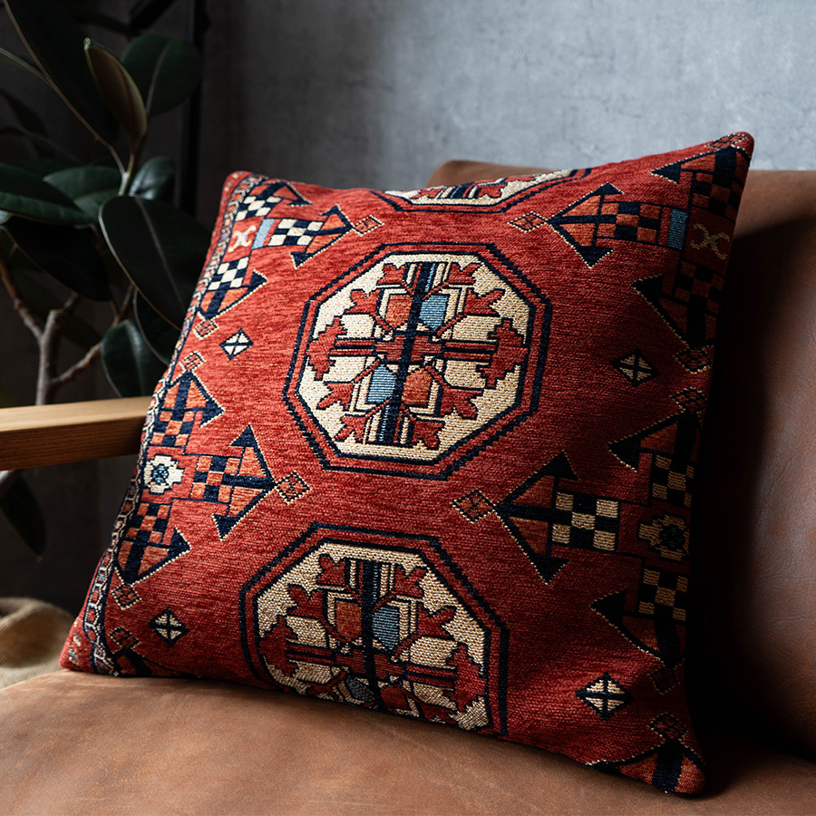 サヤンサヤン クッションカバー トライバル 風 ボハラ パキスタン 柄