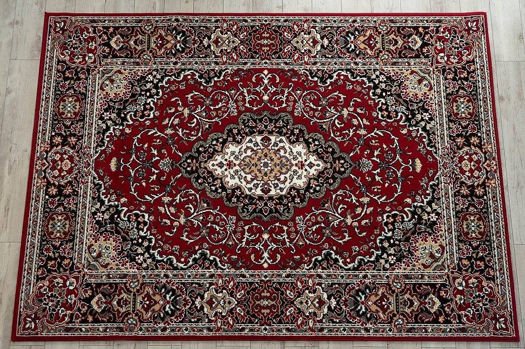 絨毯 3畳 じゅうたん ラグ 200×250 カーペット ラグマット ペルシャ絨毯 柄 ベルギー絨毯