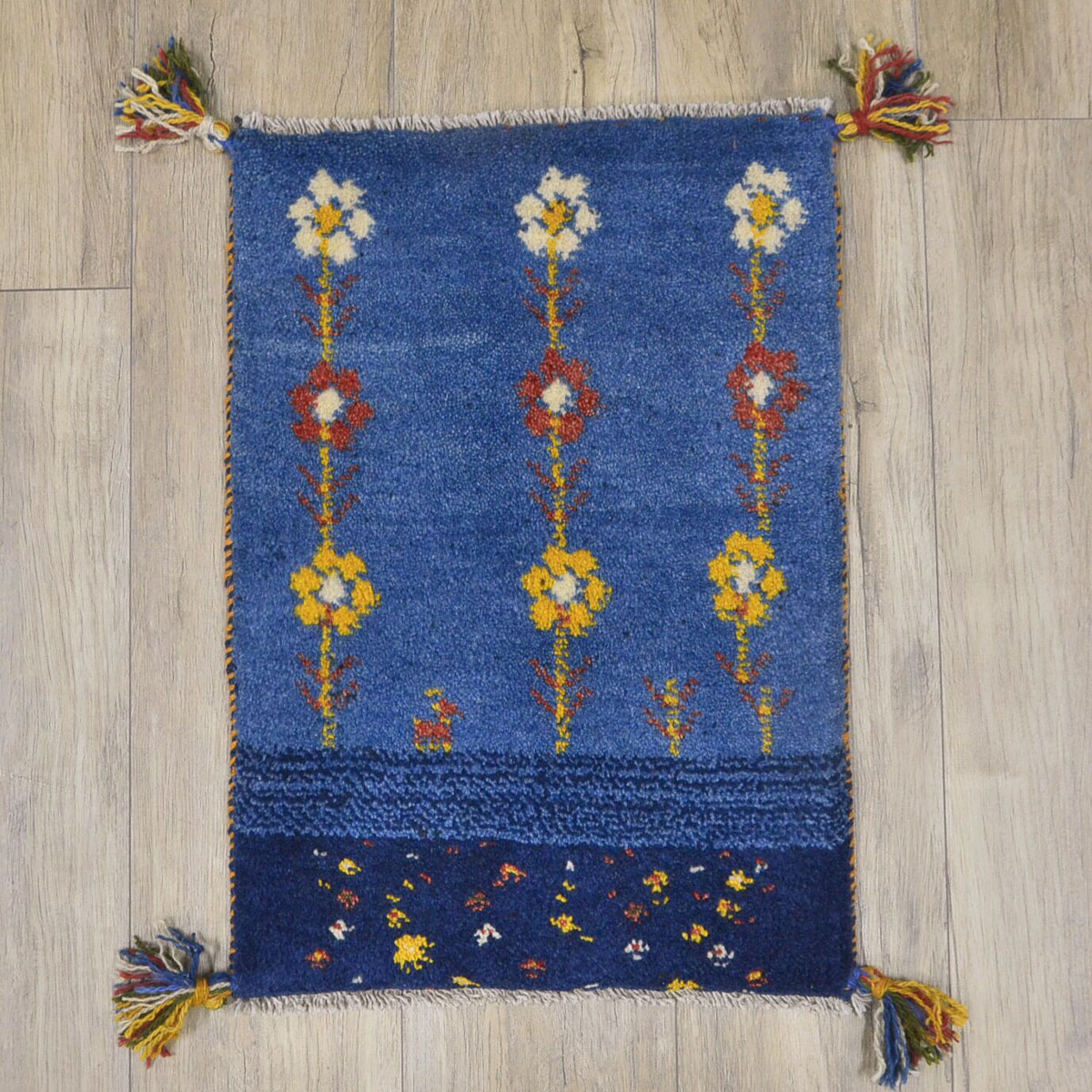 ギャッベ ギャベ 玄関マット ペルシャ イラン 約 40x60cm 手織り ミニ