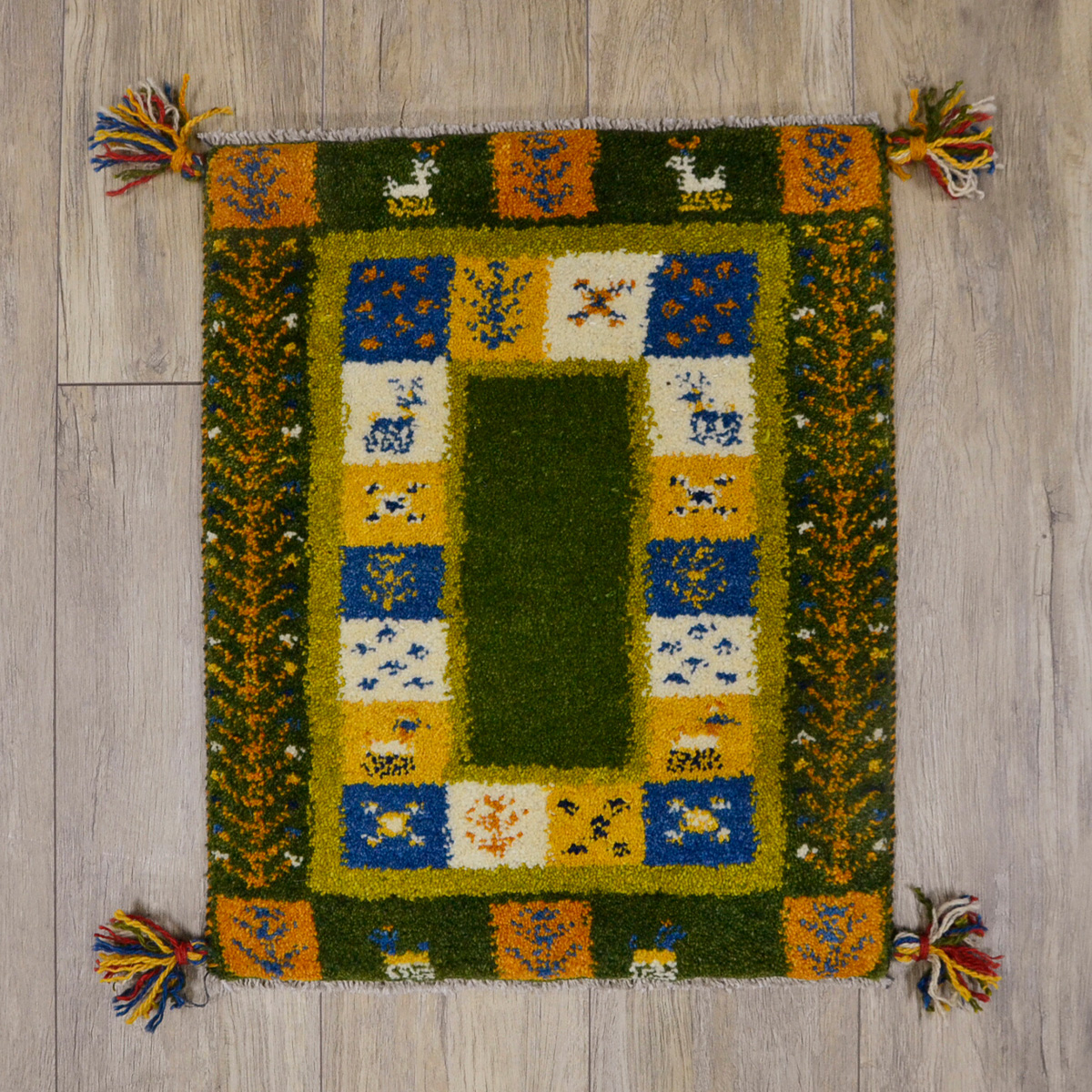サヤンサヤン ギャッベ ギャベ 玄関マット ペルシャ イラン 約 40x60cm