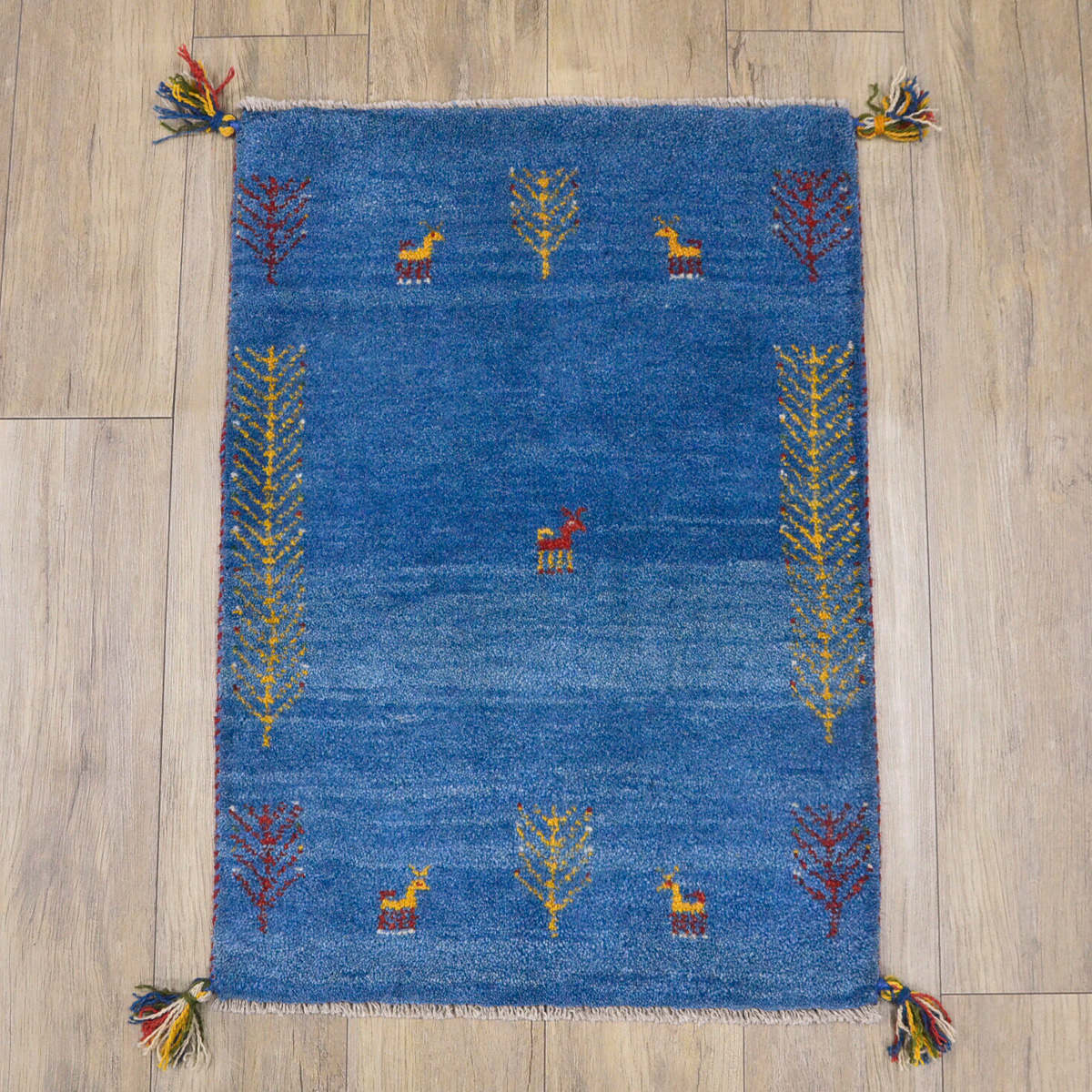 サヤンサヤン ギャッベ ギャベ 玄関マット ペルシャ イラン 約 60x90cm
