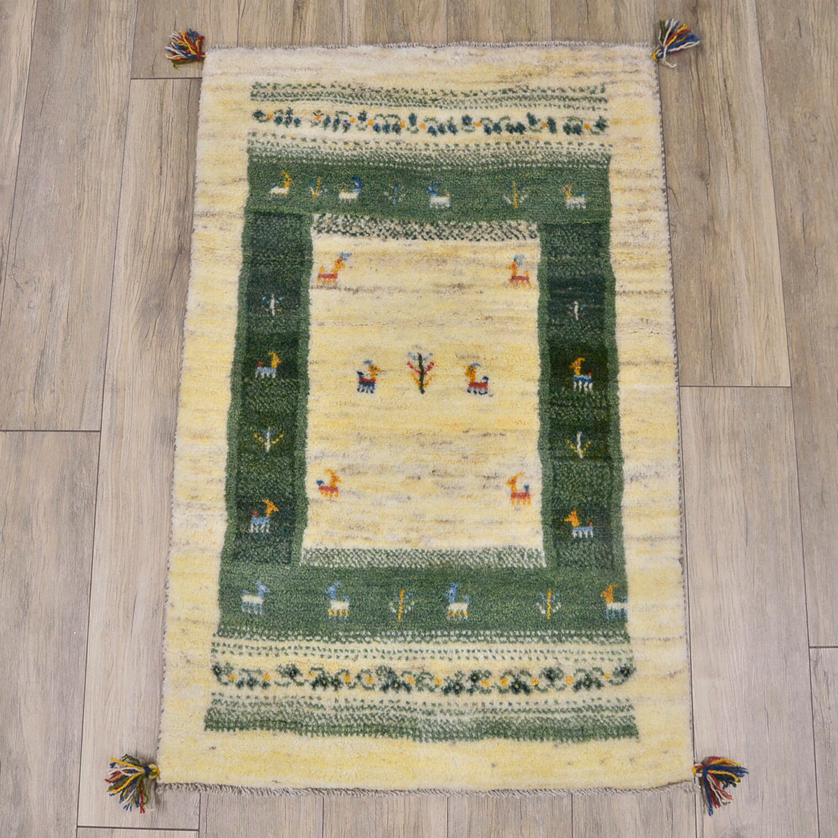 サヤンサヤン ギャッベ ギャベ 玄関マット ペルシャ イラン 約