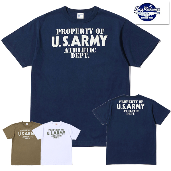 バズリクソンズ BUZZ RICKSONS Tシャツ BR79348 U.S.ARMY コットン TEE 半袖 プリント USA製 ミリタリー ヴィンテージ アメカジ 東洋 2024年 春夏 新作｜ragtim-store｜03