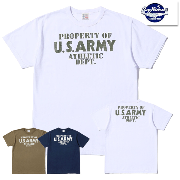 バズリクソンズ BUZZ RICKSONS Tシャツ BR79348 U.S.ARMY コットン T...