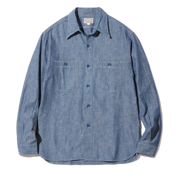 BUZZ RICKSON'S バズリクソンズ シャンブレーシャツ BR25995 BLUE