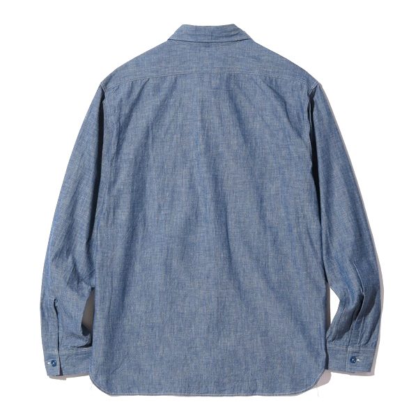 BUZZ RICKSON's ワークシャツ　シャンブレー　長袖シャツ　日本製 buz-679-ue1.jpg