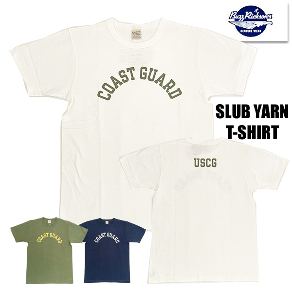 バズリクソンズ BUZZ RICKSONS Tシャツ BR79567 COAST GUARD コットン TEE 半袖 プリント 丸胴 日本製 ミリタリー ヴィンテージ アメカジ 東洋 2025年 | BUZZ RICKSON'S | 01