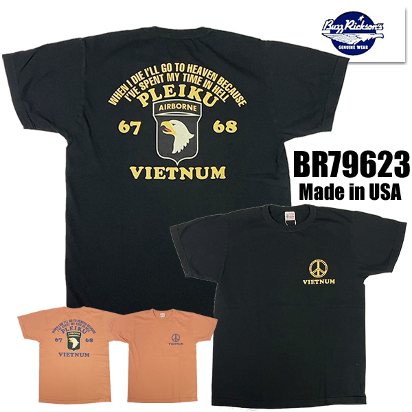 BUZZ RICKSON'S バズリクソンズ RICKSONS Tシャツ BR79623 PLEIKU