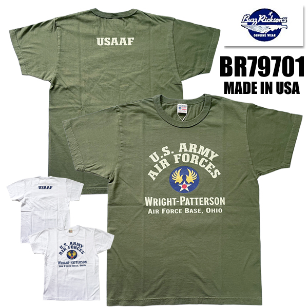 BUZZ RICKSON'S バズリクソンズ RICKSONS Tシャツ BR79701 USAAF