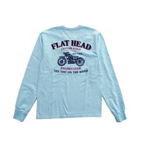 FLAT HEAD フラットヘッド  Tシャツ F-THCL-208 ロンT SEE YOU ON ...