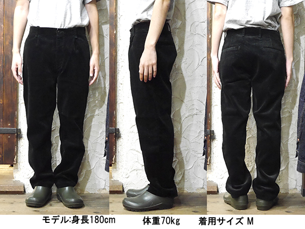 シンヤオフィシャル　コーデュロイパンツ　ブラック　サイズ3 シンヤオフィシャル コーデュロイパンツ ブラック サイズ3 シンヤ