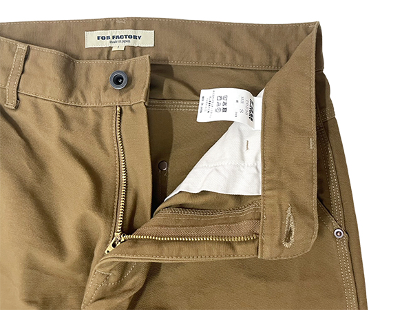 FOB FACTORY（エフオービーファクトリー） ワークパンツ F0530 COTTON