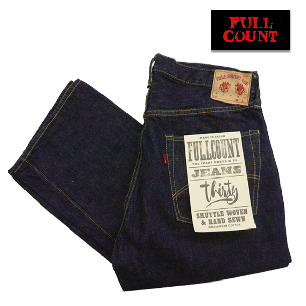 フルカウント FULL COUNT ジーンズ デニム 1101-30ANV 13.7oz 30周年