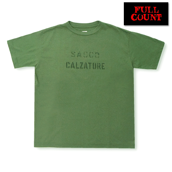 フルカウント FULL COUNT Tシャツ 5500PT-9 SACCO CALZATURE 半袖...