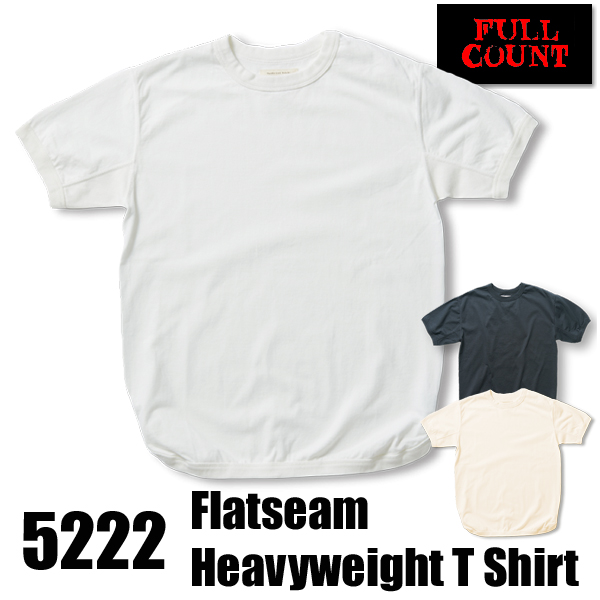 FULLCOUNT フルカウント FULL COUNT Tシャツ 5222 FLAT SEAM