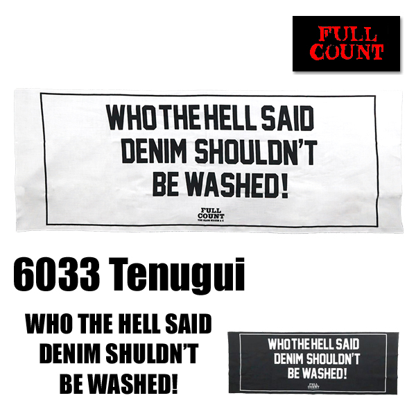 手ぬぐい165枚（すべて未使用） FULLCOUNT（フルカウント） 手ぬぐい 6033 WHO THE HELL SAID DENIM
