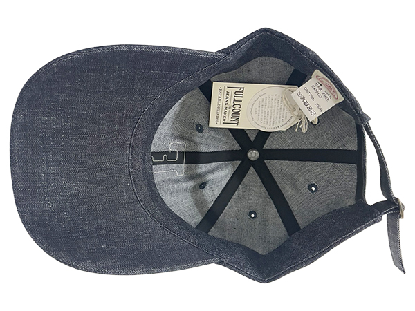 FULLCOUNT（フルカウント） キャップ 6843L 6Panel Low-Crown Denim