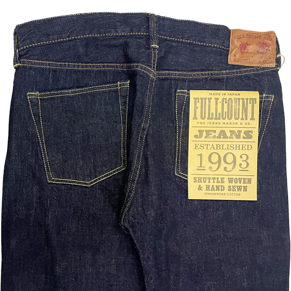 FULLCOUNT　1108sh ジーンズ　デニム FULLCOUNT（フルカウント） ジーンズ デニム 1108SSW 11.5oz ライト