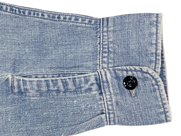 FULLCOUNT デニムシャツ 38 ウォッシュ加工 FULLCOUNT（フルカウント） デニム ワークシャツ 4890HW-24 Denim Work