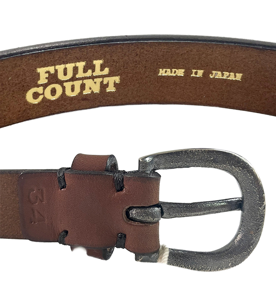 FULLCOUNT（フルカウント） ベルト 6219 Oiled Leather Narrow Belt