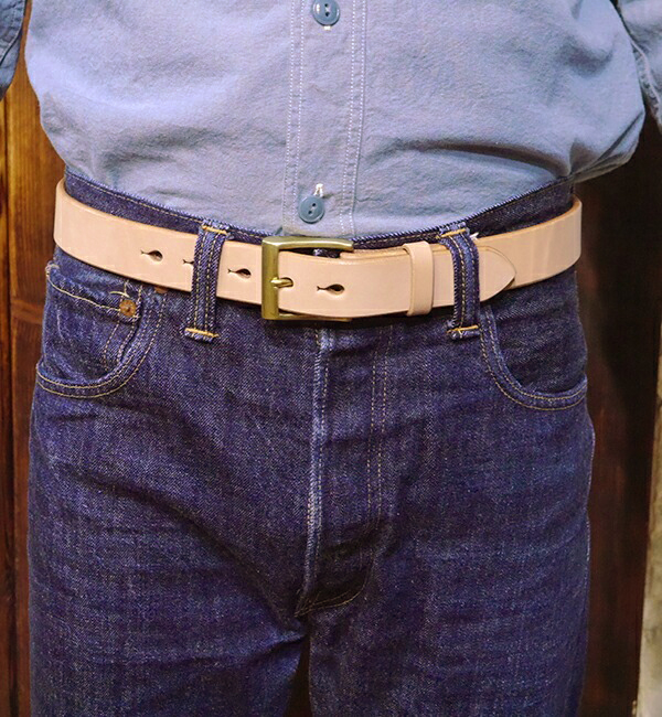 フェローズ Pherrow's レザーベルト 25S-PNB1 ナローベルト 栃木レザー