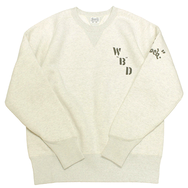 Pherrow's 40's両Vフリーダムスリーブ吊り編みスウェットサンフェード Pherrow's 40's両Vフリーダムスリーブ吊り編みスウェットサン