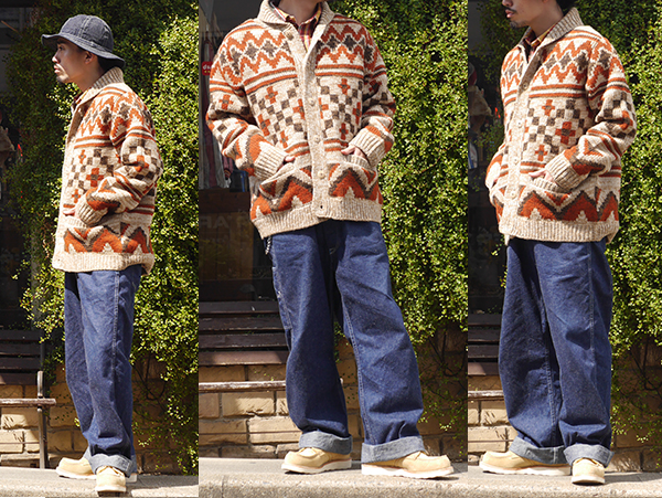 Pherrow's（フェローズ） ネパールハンドニット 24W-PNS-CARDIGAN