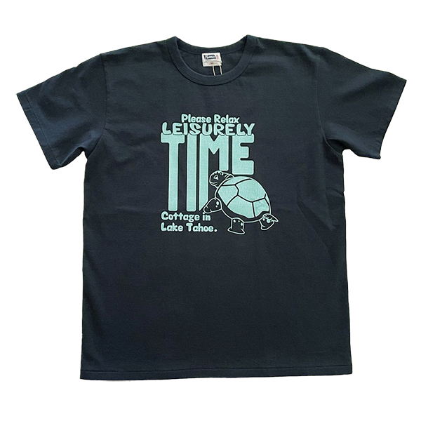 Pherrow's フェローズ Tシャツ 25S-PMT6 TIME 亀 プリント 半袖