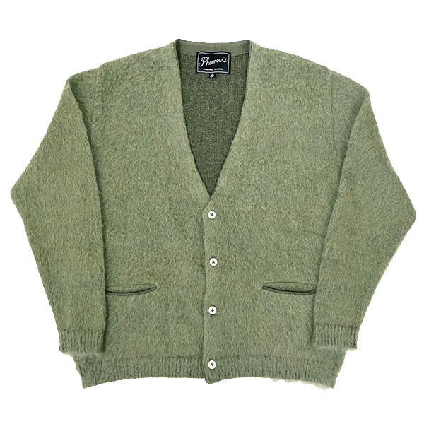 Pherrow's（フェローズ） モヘアニット 25W-PMSC1 カーディガン 起毛