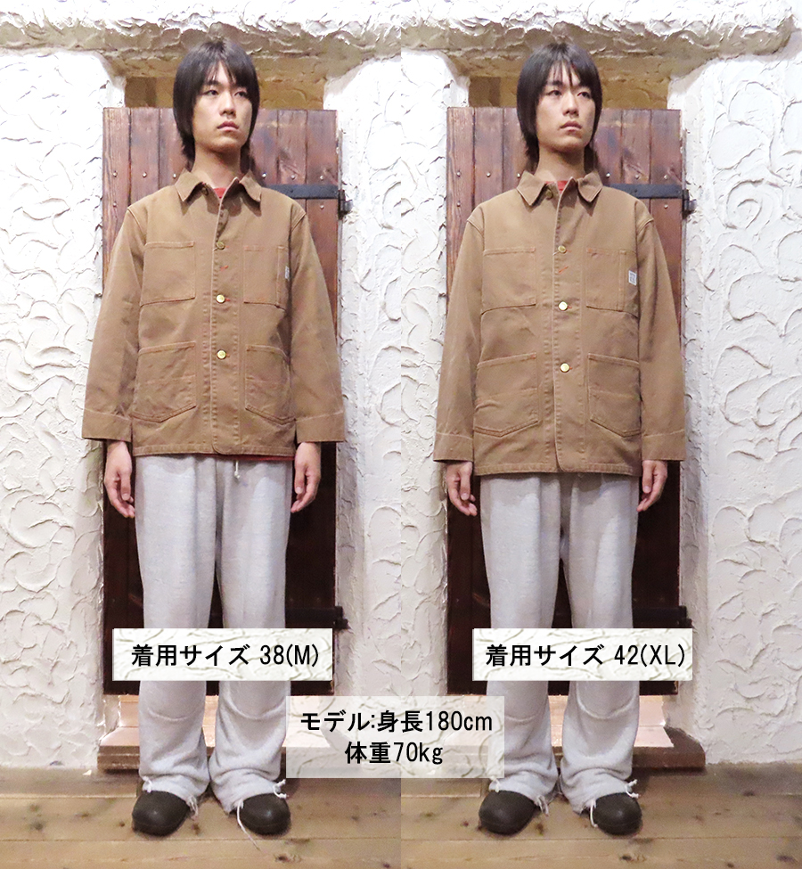 ☆Pherrow’s フェローズ ワークジャケット カバーオール ショップコート phe-918-zzz.jpg
