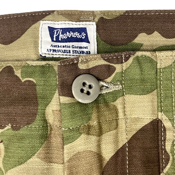 Pherrow's（フェローズ） ベイカーパンツ PUP1 ハンターカモ