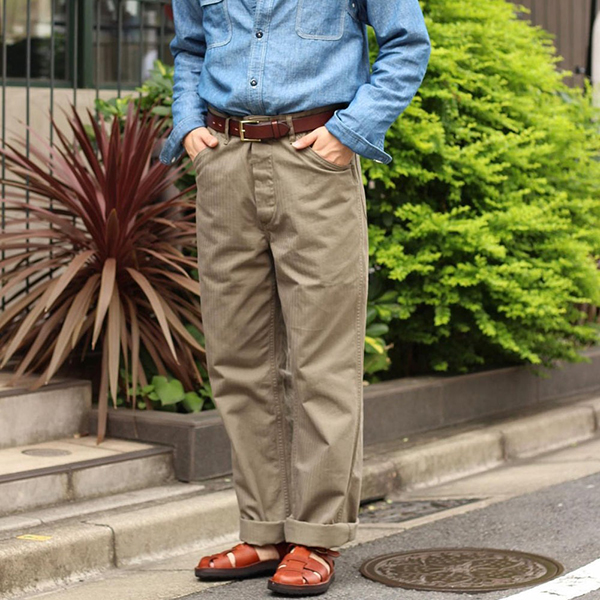 Pherrow's（フェローズ） ミリタリーパンツ P-41-HBT ヘリンボーン