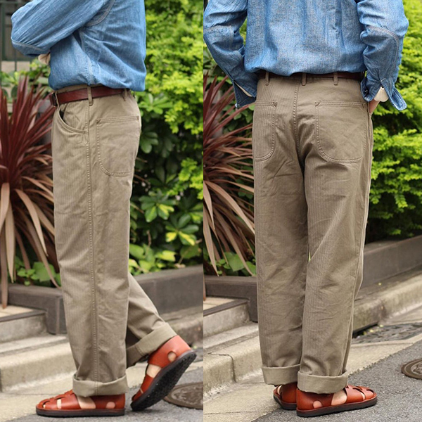 Pherrow's（フェローズ） ミリタリーパンツ P-41-HBT ヘリンボーン