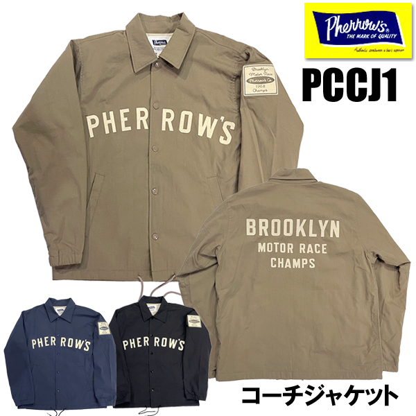 PHERROW'S フェローズ ノーカラージャケット カモフラ ミッチェル 38 Pherrow's（フェローズ） コーチジャケット 26S-PCCJ1 ライト アウター