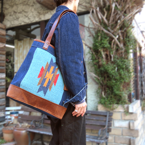 Pherrow's（フェローズ） トートバッグ 26S-PIG1 デニム バッファロー